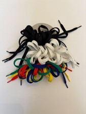 3 Vintage Shoe Lace Bow Barrettes 90s