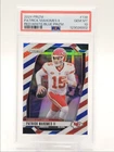 PATRICK MAHOMES II 2024 PANINI PRIZM RED WHITE BLUE CHIEFS B PSA 10 Q0004