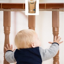 Stair Banister Guard 5ft x 3ft, Railing Safety Net for Baby Proofing, Child S...