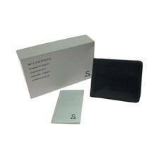 WILDSWANS Wild Ones Men's Bifold Wallet in Shell Cordovan GROUNDER black