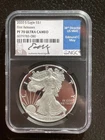 2020-S $1 SILVER AMERICAN EAGLE NGC PF70 First Releases EDMUND C MOY : 06907