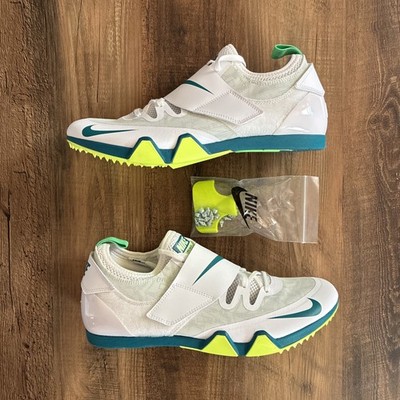 Nike Zoom Pole Vault Elite Men Size 10 White Bright Spruce  display picture 2