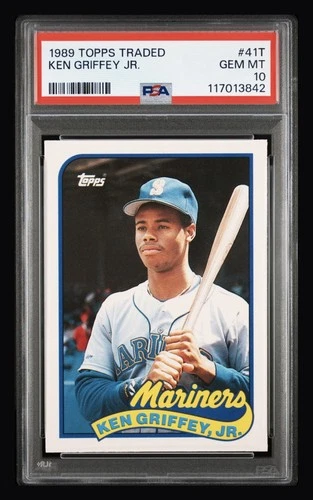 1989 Topps Traded #41T PSA 10 Ken Griffey Jr. Rookie Card