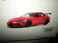 1:18 Otto Mobile Toyota Supra GT4 100 Edition Red/Rot In Ovp Limited Edition
