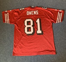 Vintage 90s Terrell Owens Jersey Mens XL San Francisco 49ers Adidas NFL Football