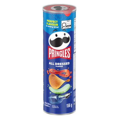 2-Pack Pringles Potato Chips All Dressed Flavour