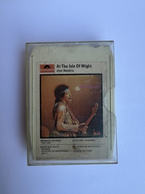 8 TRACK TAPE - JIMI HENDRIX - AT THE ISLE OF WIGHT - 8 TRACK CARTRIDGE