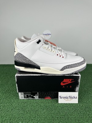 Size 15 - Jordan 3 Retro Mid White Cement Reimagined - New