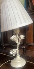 Shabby chic Lullaby Floral lamp crystal drops and pendants .art.vintage