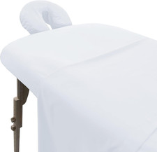 Pack of 2 Soft Microfiber Massage Table Sheets 3 Piece Set