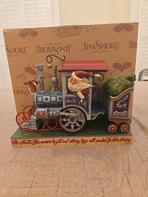 #ad Jim Shore quot;North Star Expressquot; SIGNED Figurine ORIGINAL BOX $150.00
