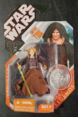 Star Wars 30th Anniversary Saga Legends  Saesee Tiin Action Figure New MOC Coin