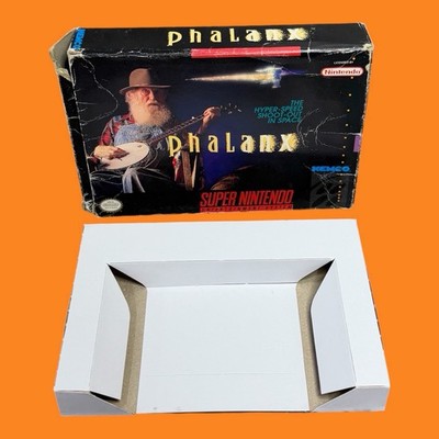 Phalanx Super NES Nintendo SNES Authentic BOX ONLY (WEAR)