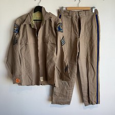 Vintage 1940s 1950s Los Angeles County Marshal Uniform Set Patched