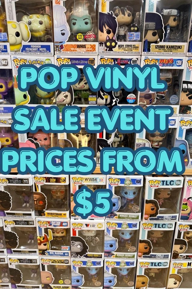 POP VINYLS MEGA SALE FROM $5 !!!!!!!