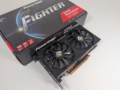 Power Color RX6600 Fighter 8GB GDDR6 Gaming Grafikkarte - Wie NEU!