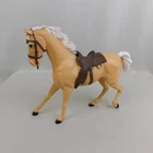 Vintage 1965 Louis Marx Johnny West Flame Palomino Horse Figure Bridle & Saddle