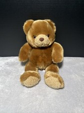 Preferred Plush Brown Teddy Bear Tan Curly Snout Paws Vintage 1994 Toy Pet 13"