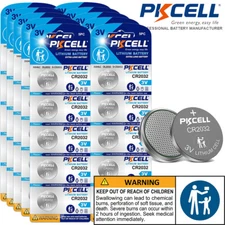 Lot CR2032 3V Batteries ECR2032 BR2032 Button Coin Lihtium for LED Lights, Toys