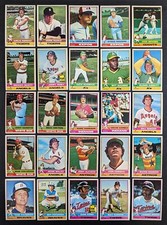 1976 Topps Baseball Set Break 25 Cards