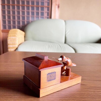 Karakuri animal Yosegi zaiku 