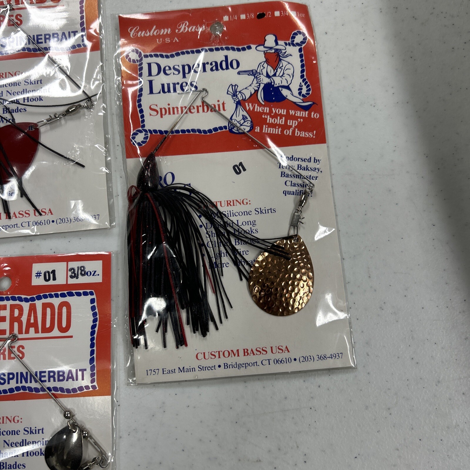5pc Nos Desperado Pro Series Spinnerbait “Tough Find” - Image 2