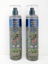 2 BATH  BODY WORKS FRESH JUNGLE RAIN FINE FRAGRANCE MIST BODY SPRAYS NEW