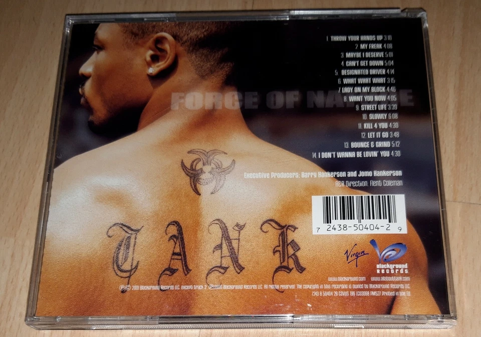 TANK - Force Of Nature - Album CD R&B Rnb J. DUB, BUDDA Blackground Records 👌 - Bild 3 von 4