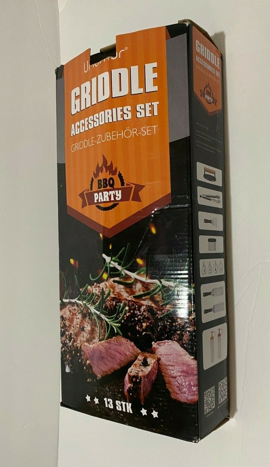 13 Piece Griddle Accessories Kit Bbq Party Griddle-Zubehor-Set