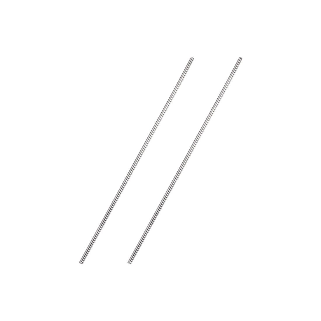 Uxcell Asta Tonda In Acciaio Inox 304 &ndash; 2 Mm X 300 Mm, Per Fai Da Te, Lotto Da 2 Pezzi