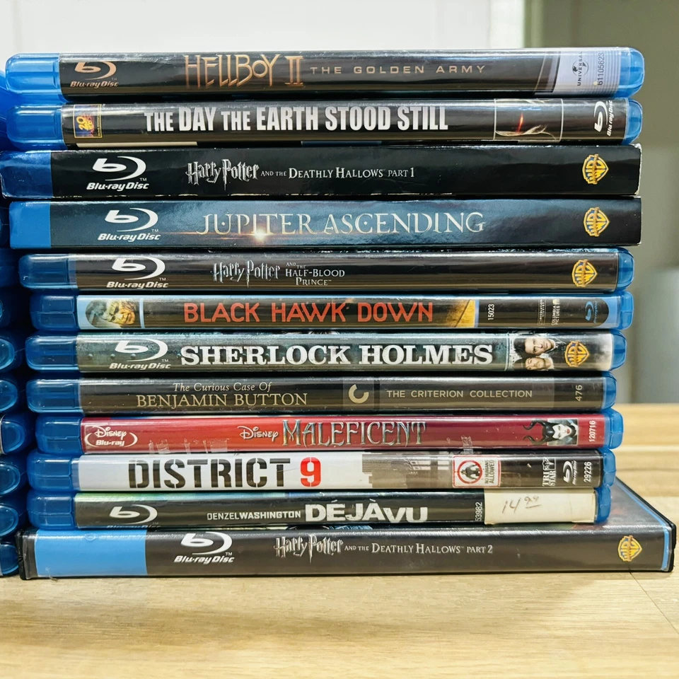 LOT OF 24 Titles Blu Ray movie lot Sci Fi Horror Action Fantasy Adventure Good - Image 3 of 3