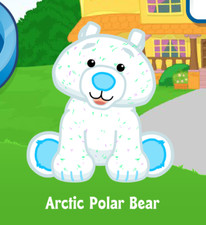 Webkinz Arctic Polar Bear Virtual Adoption Code Only Messaged Polar Bear Code  