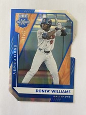 Donta' Williams 2021 Elite Extra Edition Aspirations Die-Cut Blue #106 /77