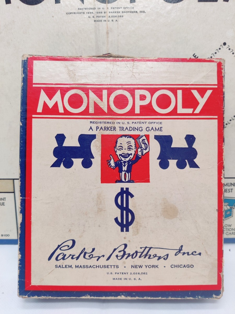 VINTAGE 1947 MONOPOLY BOARD GAME - PARKER BROTHERS INC | eBay