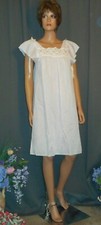 NWT Deadstock Vtg 60s/ 70s Juli Pink Ltweight Classic Sissy Chemise Nighty, S/M