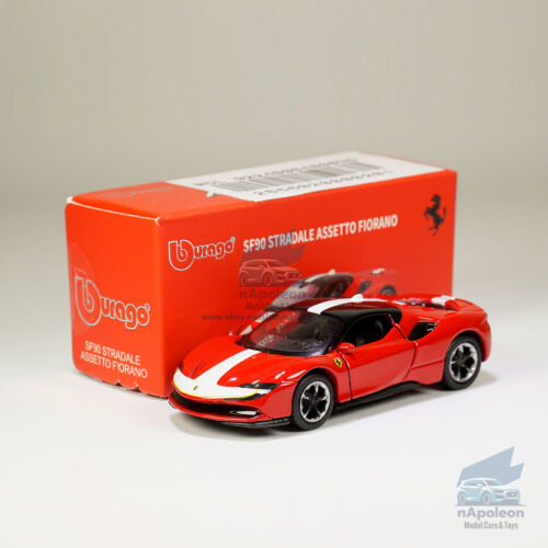 1:64 Ferrari SF90 Stradale Assetto Fiorano Modellauto Diecast Fahrzeug Sammlung - Bild 6 von 12