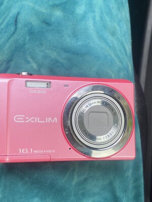 CASIO EXILIM EX-ZS6 Pink 16.1MP Digital Camera with box