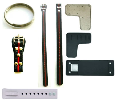 TreeUp Ersatzteile für Steigeisen Ersatzriemen Wadenpolster Befestigungsring