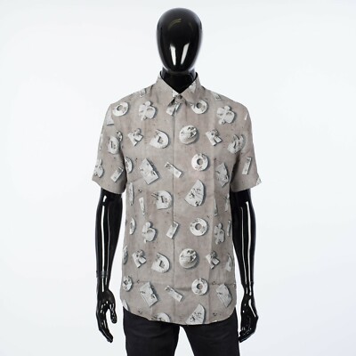 DIOR x DANIEL ARSHAM 990$ Shortsleeve Shirt In Gray Technical