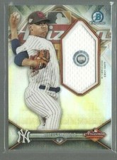 2018 Bowman Chrome '17 AFL Fall Stars Relics #AFLRJS Justus Sheffield (ref 77421