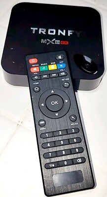 Tronfy MXiii 4K Android TV Box Remote Control.   REMOTE ONLY.  Please Read