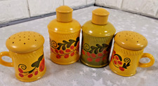 Avon Pennsylvania Dutch Patchwork x4 Bundle - All Empty Except 1x Bath Oil Full