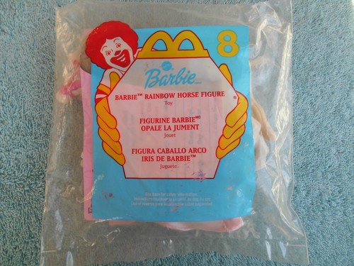 McDonald's Happy Meal 2000 Barbie Cavallo Arcobaleno Figura Giocattolo #8 NUOVO SIGILLATO! - Foto 1 di 3