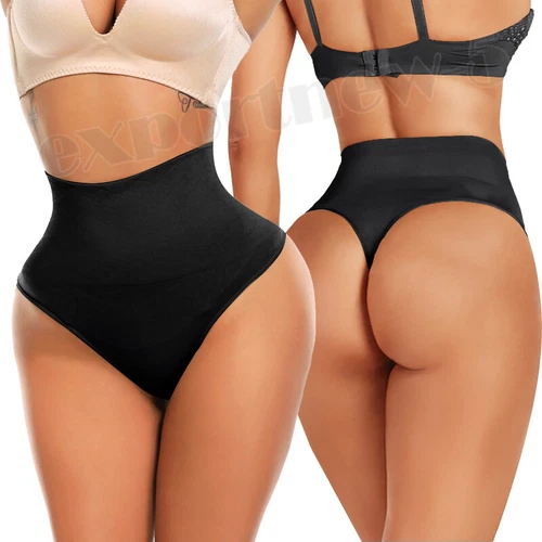 Damen Shapewear Bauchweg Unterhose Mieder String Tanga Miederhose Figurformende - Bild 8 von 29
