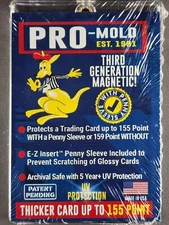1x Pro Mold MH155SAB 3rd Gen w/ Sleeve 155pt Magnetic Card Holder One Touch