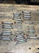 METRIC PIN PLUG GAGE SET 20mm-3mm H7 Brutsch Ruegger JSA Tool Qty 45 Square Ends