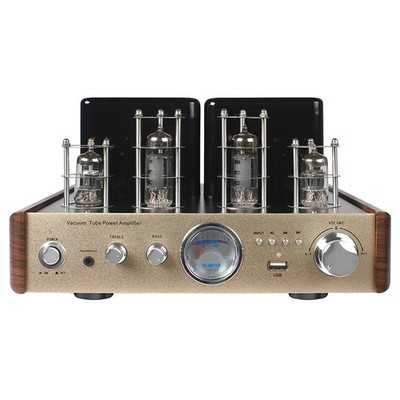 Fashion Home Theatre 30W*2 Stereo Tube Amplifier with USB/BT/Optical/Coaxial/AUX
