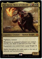 Syr Gwyn, Hero of Ashvale - Foil - Throne of Eldraine #330