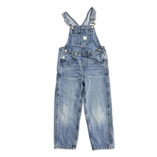 Old Navy Denim Overalls Toddler 4T Blue Straight Leg Workwear Adjustable Jeans