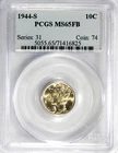 1944-S Mercury Dime PCGS MS65 FB #GA6-25